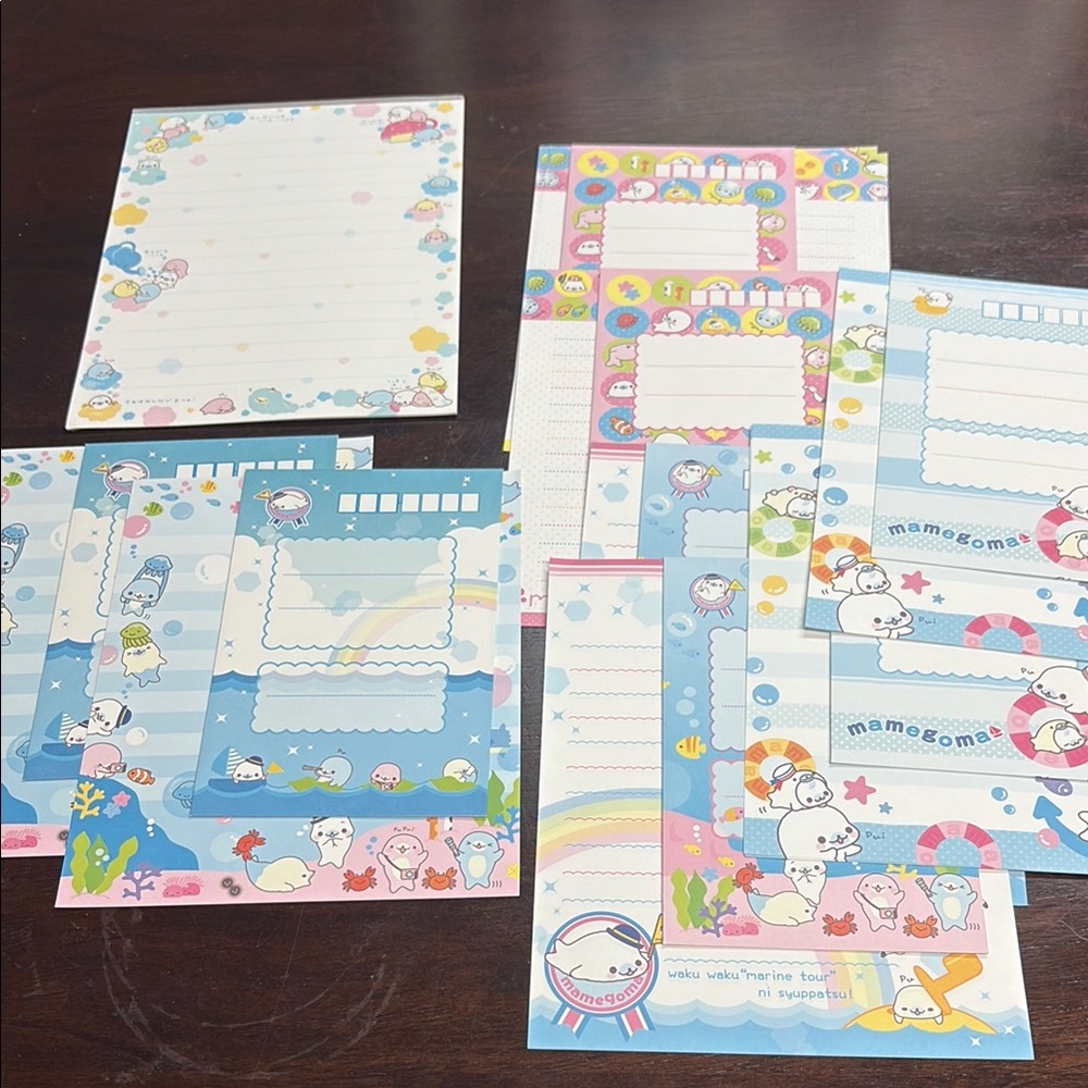 Cute Marine Animal Stationery Set
